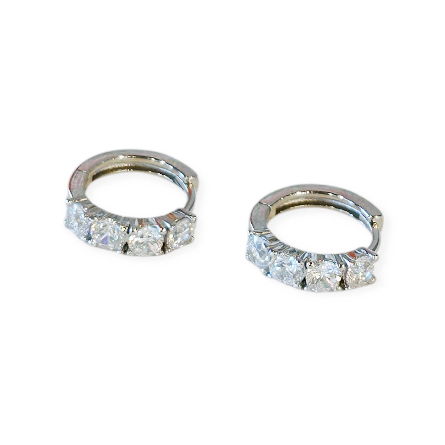 Rhinestone Dazzling Mini Hoops