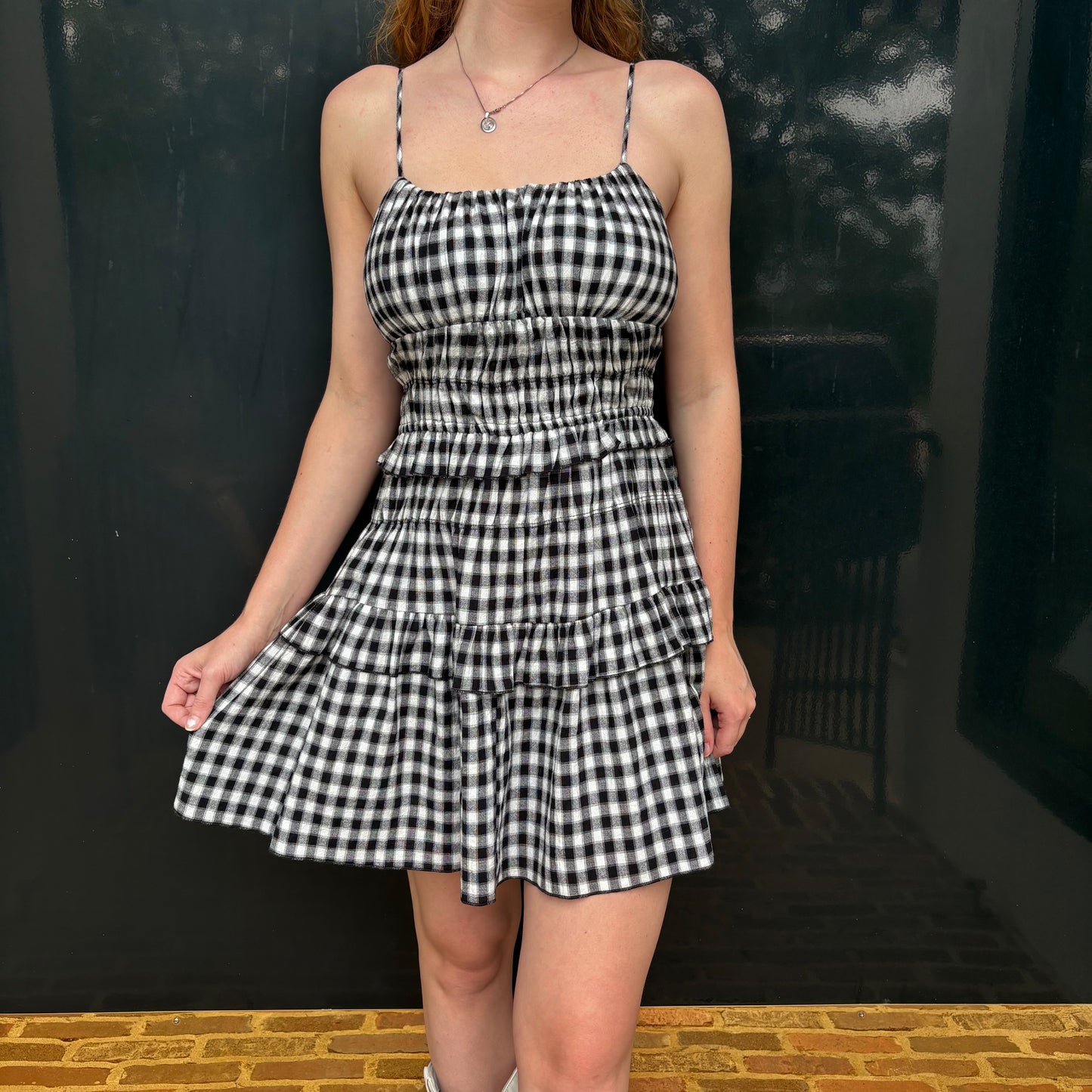 Southern Charm Gingham Mini Dress~Final Sale