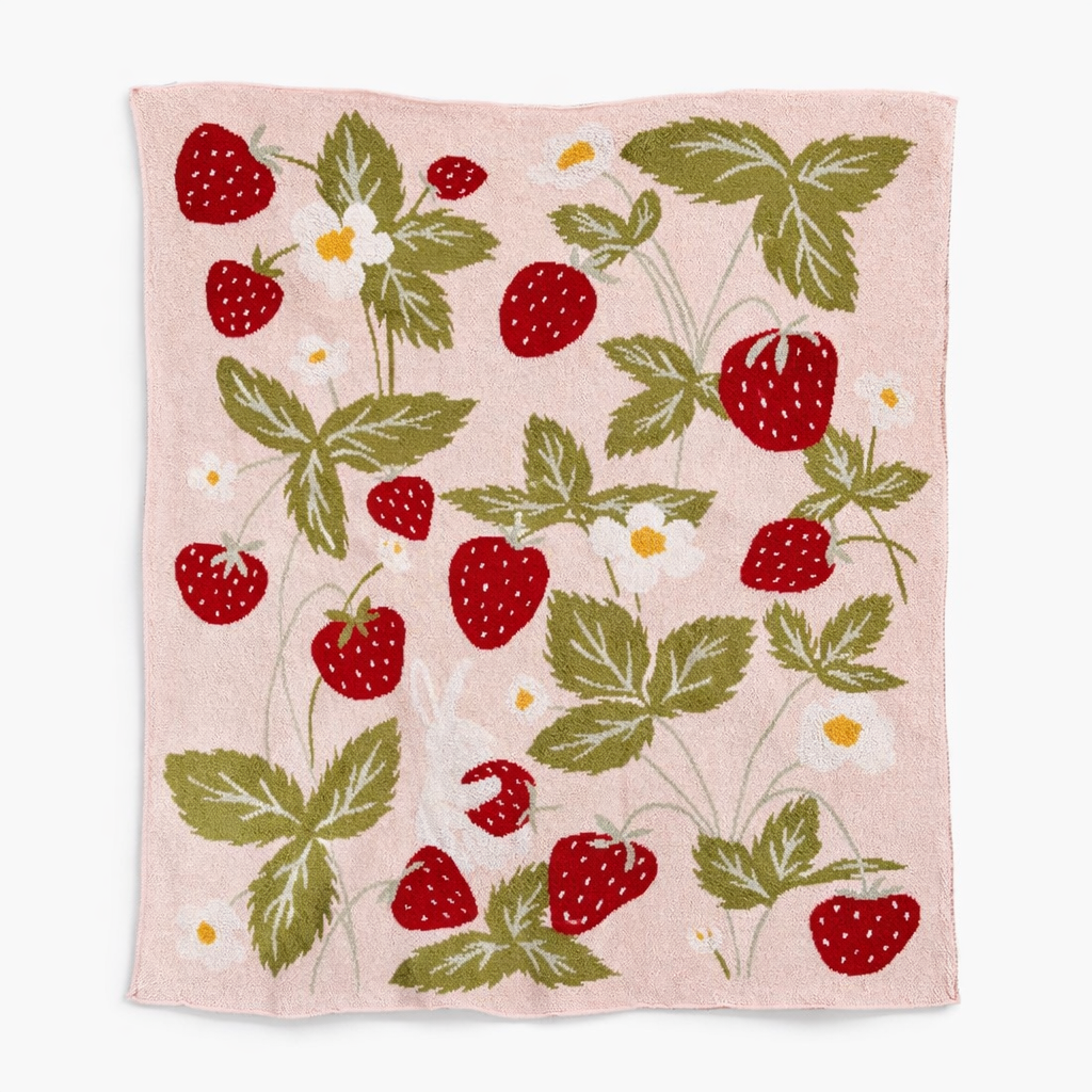 Baby Strawberry Blanket