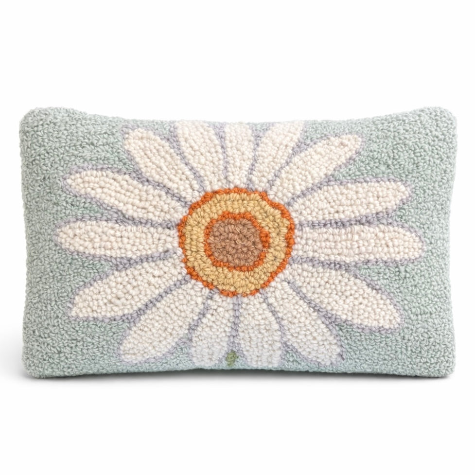 Daisy Hooked Pillow