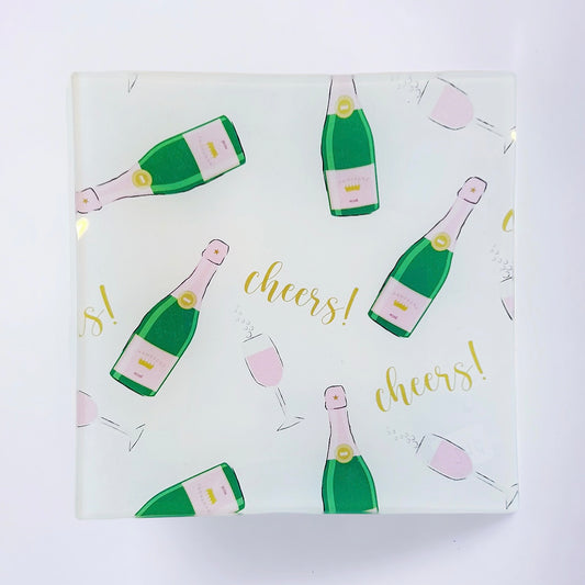 Champagne Cheers Jewelry Tray