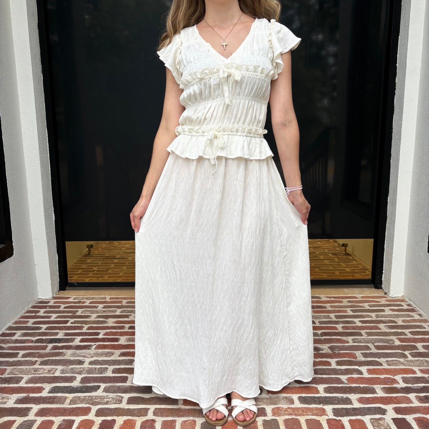 Pearl Darling Midi Dress ~Final Sale