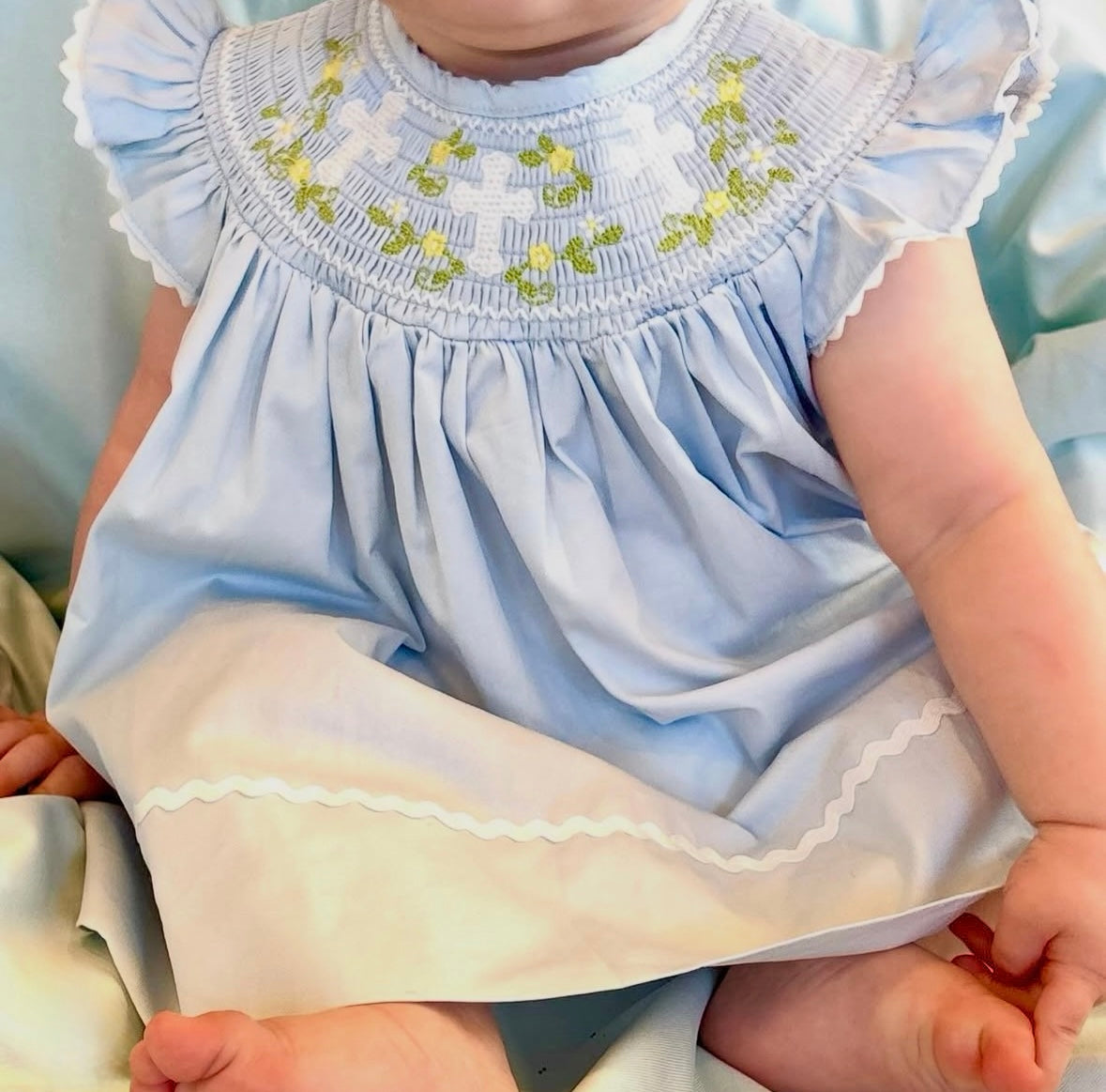 Sunday Blessings Smocked Dress