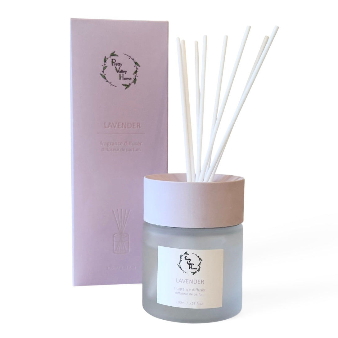 Pretty Valley Home Reed Diffuser Set