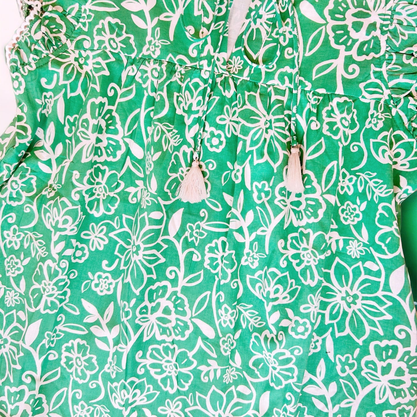 Emerald Garden Party Dress~Final Sale~No Exchanges or Returns
