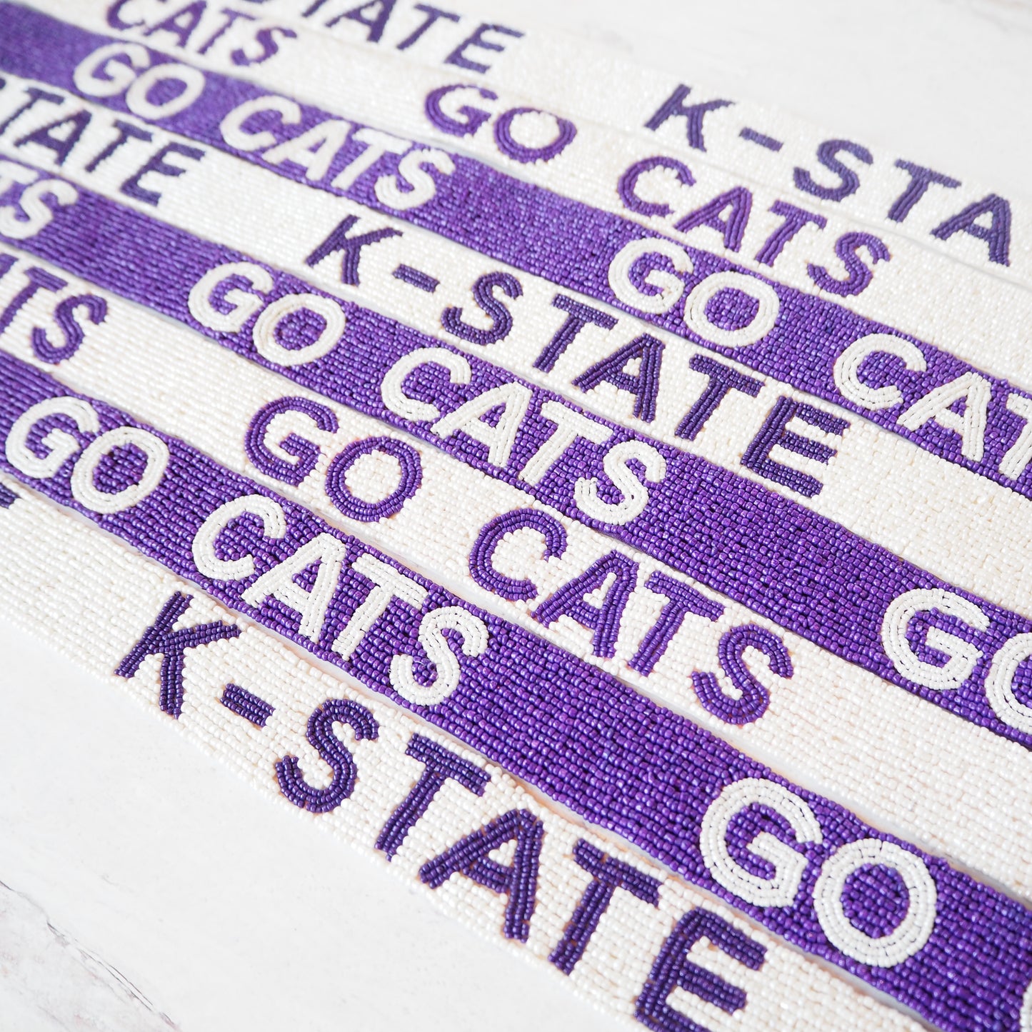 Beaded K-State Purse Straps