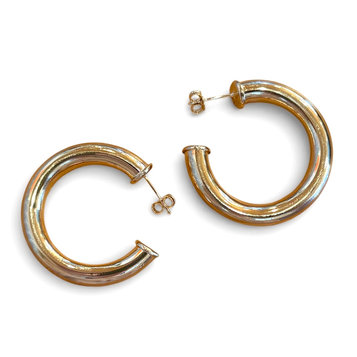 Gold Radiance Hoops