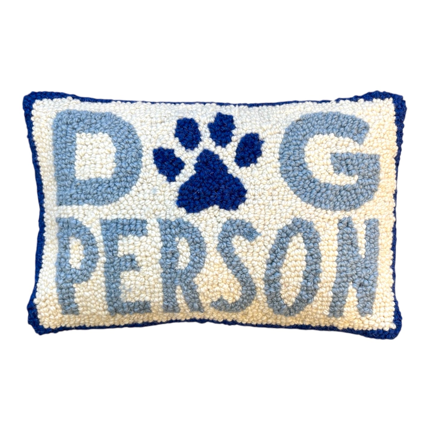 Dog Person Hooked Pillow