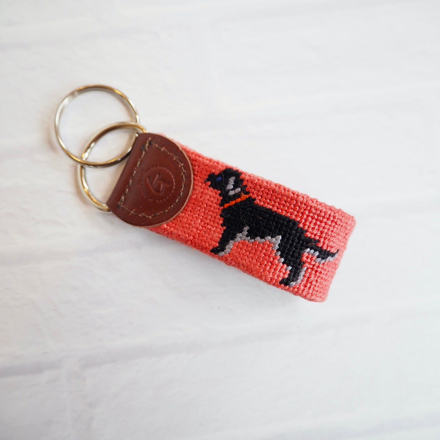 Good Threads Black Dog Keychain