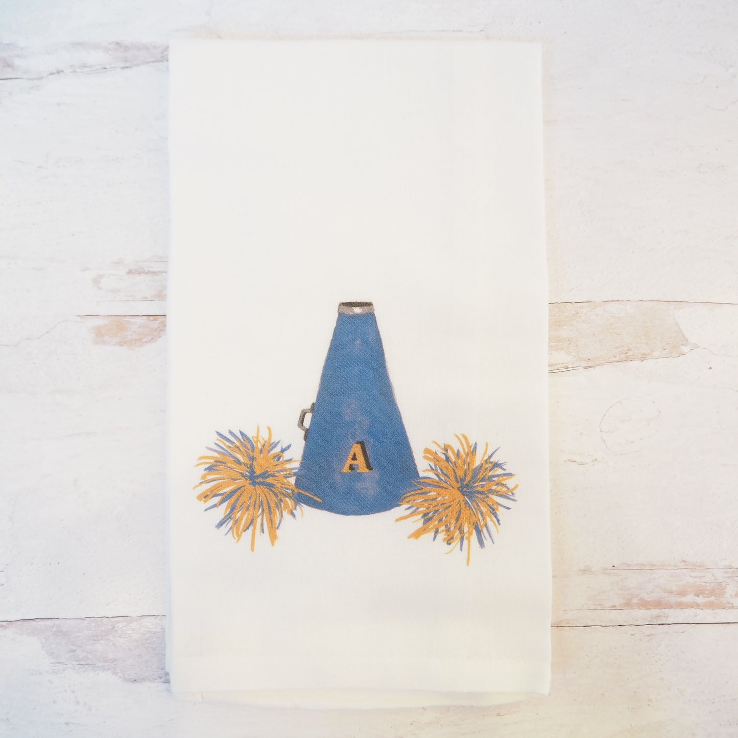 College Football Pom Pom Kitchen Towel
