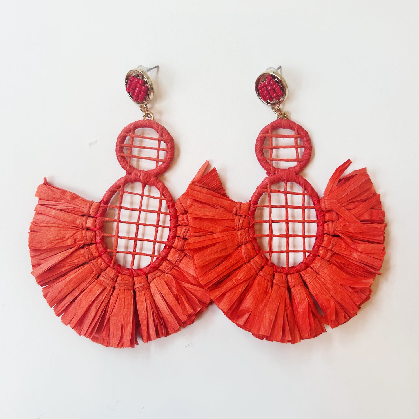 Raffia Earrings