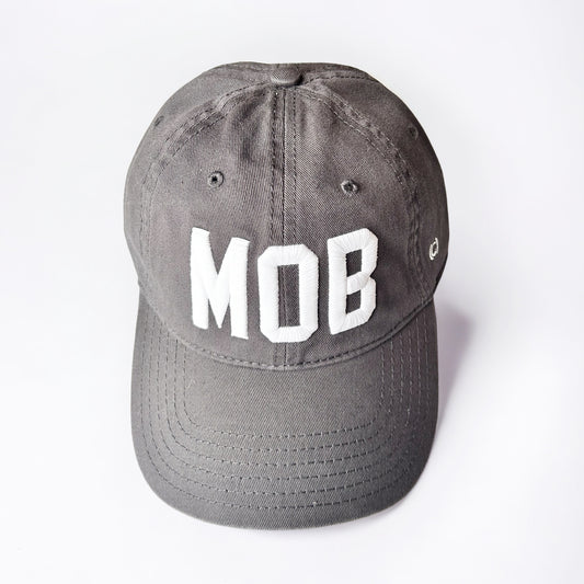Gray with White MOB Hat