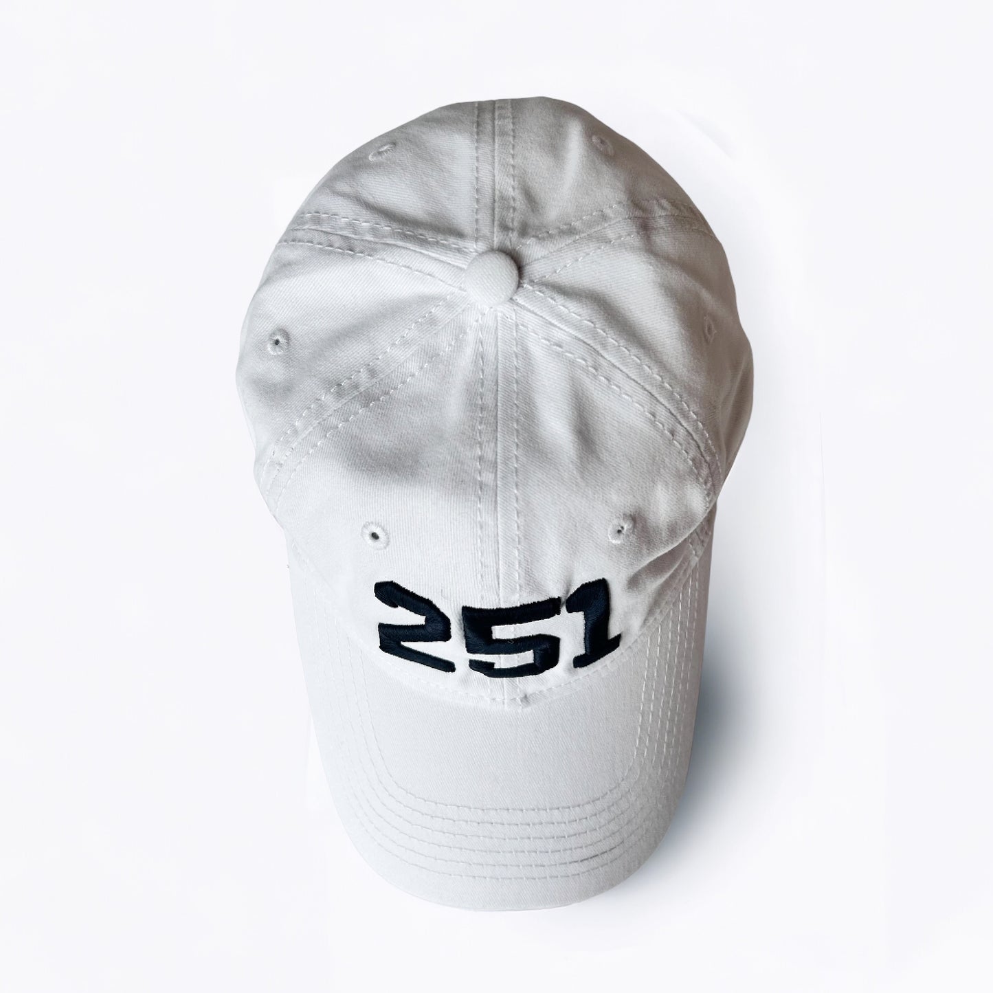White with Black 251 Hat