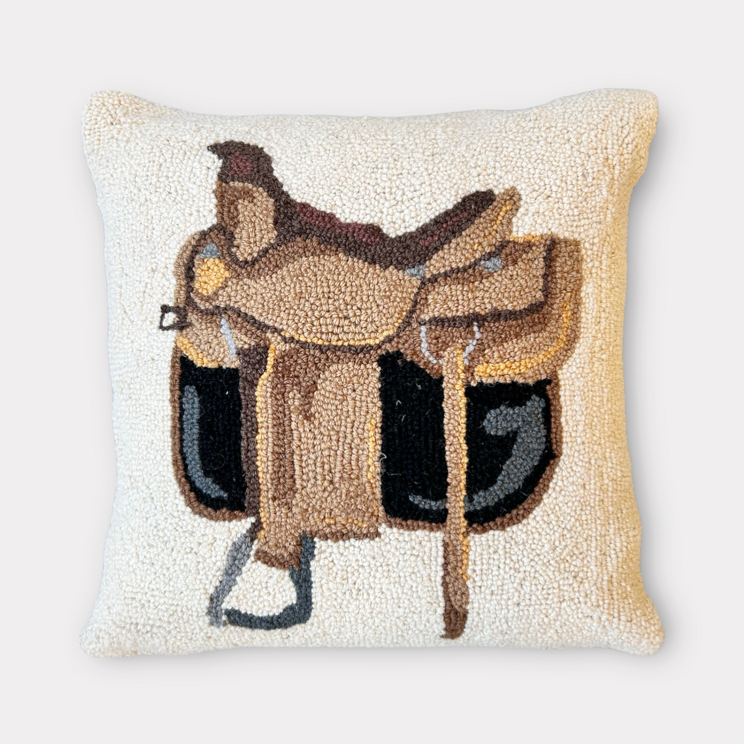 Saddle Hooked pillow