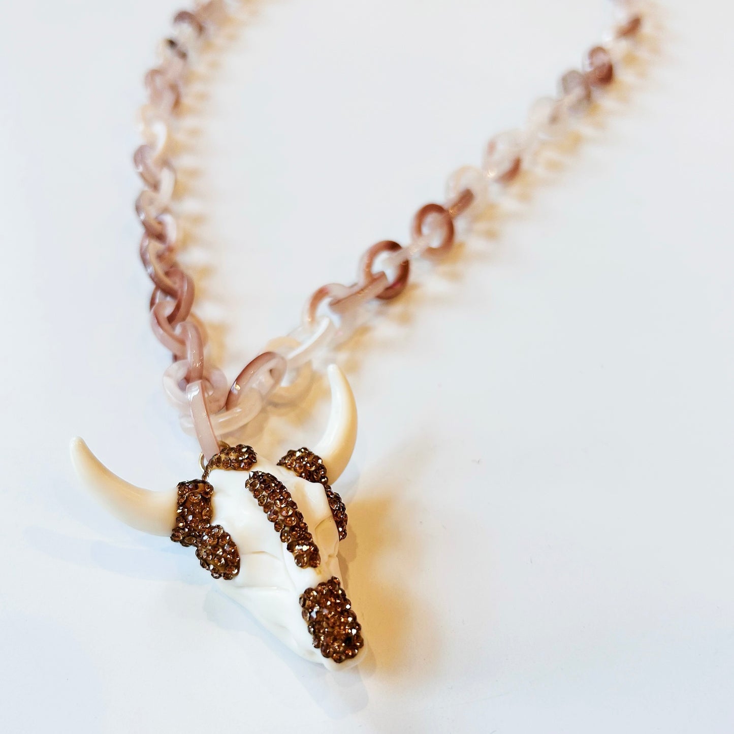 Longhorn Jeweled Necklace