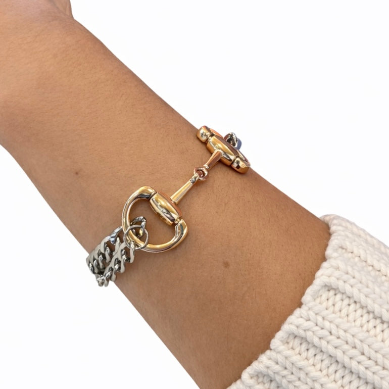 Bit & Chain Bracelet