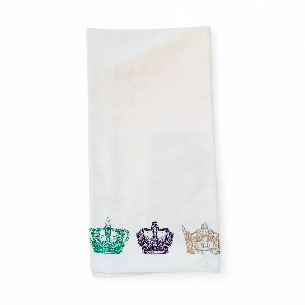 Mardi Gras Crowns Kitchen Towel