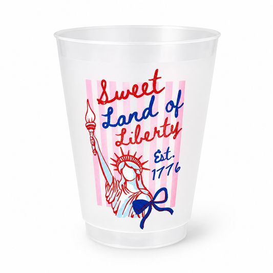 Sweet Land of Liberty Party Cup Set