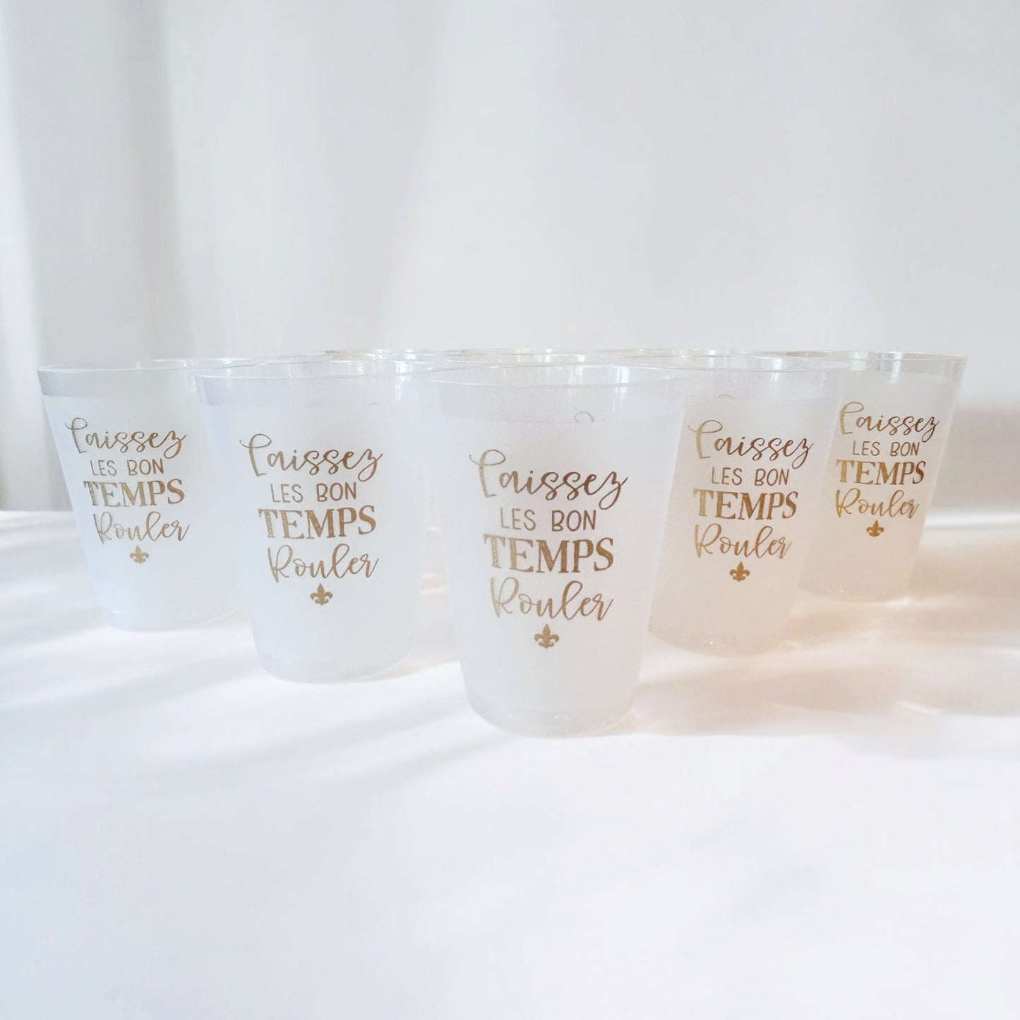 Laissez les Bon Temps Rouler (Let the good times roll) Party Cup Set