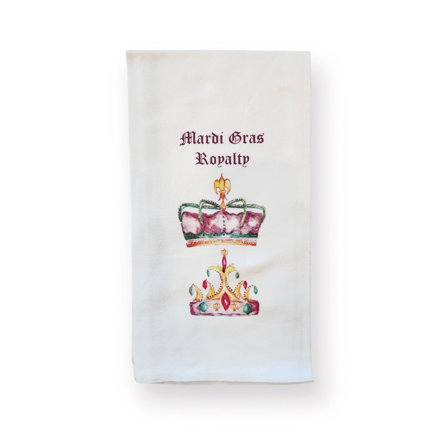 Mardi Gras Royalty Kitchen Towel