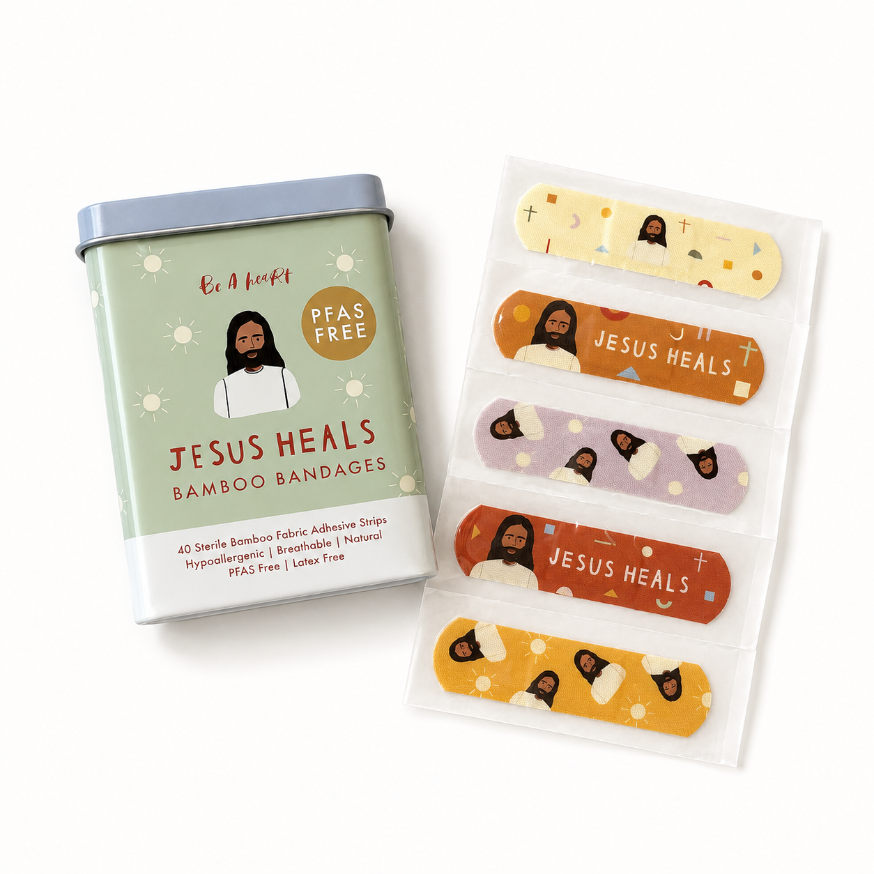 Jesus Heals Bandages