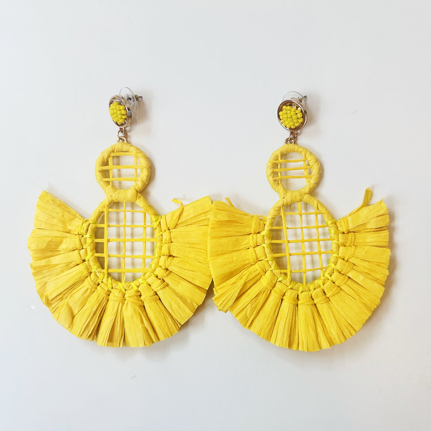 Raffia Earrings