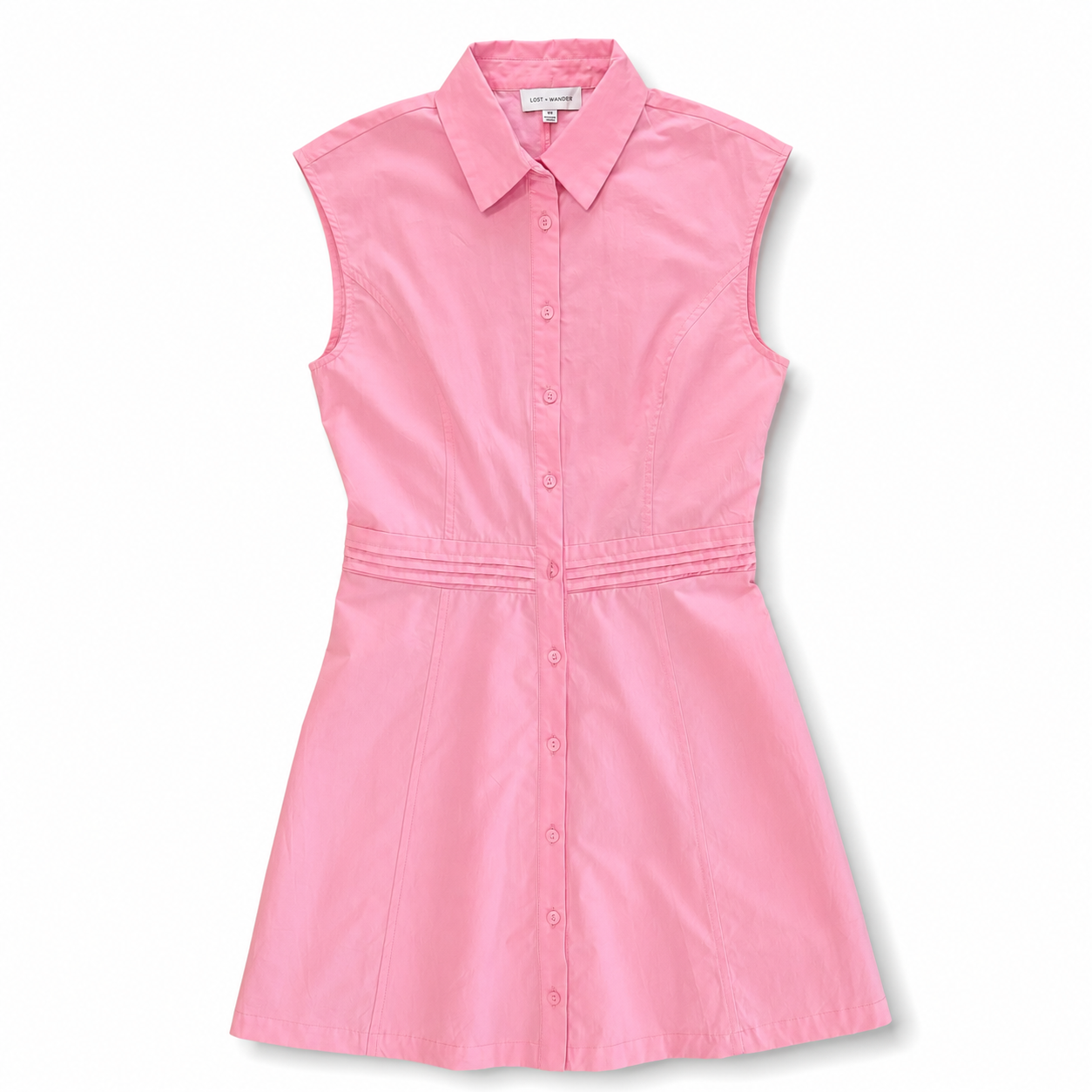Cute as a Button Dress – Pink Lemonade