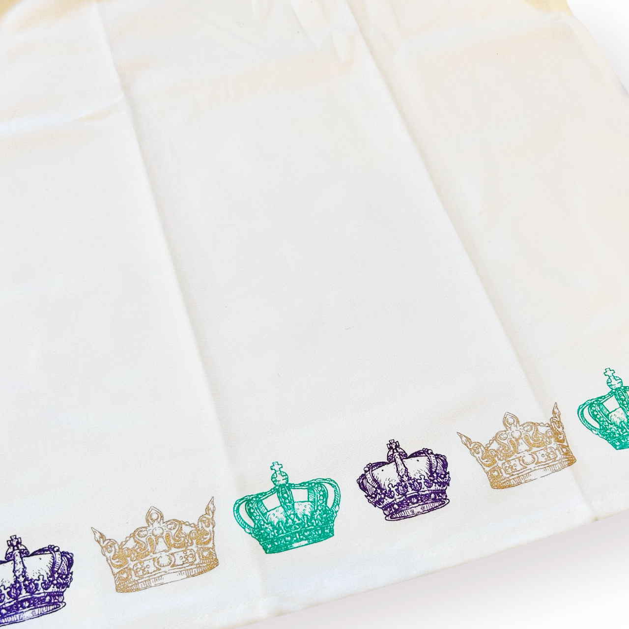 Mardi Gras Crowns Kitchen Towel