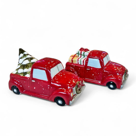 Red Truck Salt & Pepper Set