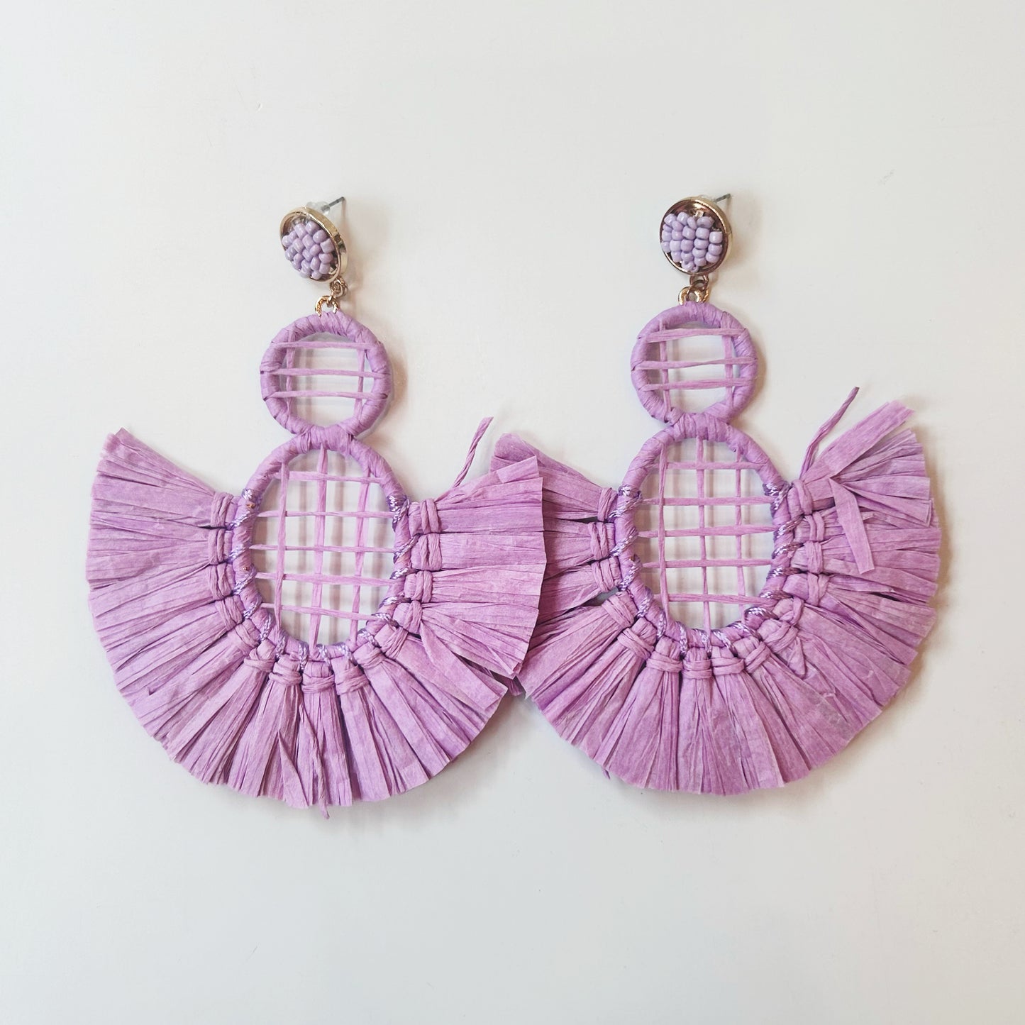 Raffia Earrings