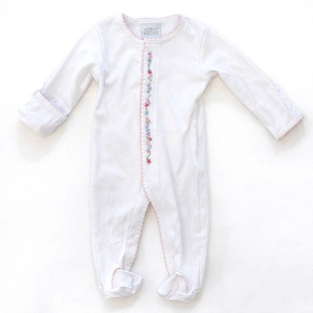 Sweet Blossom Baby Footie