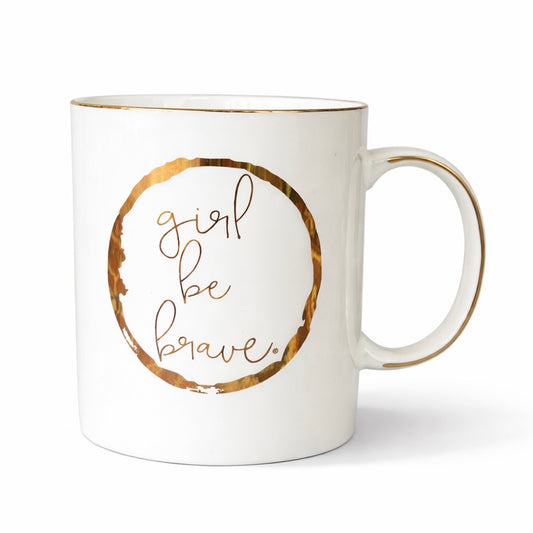 Girl Be Brave Ceramic Coffee Mug
