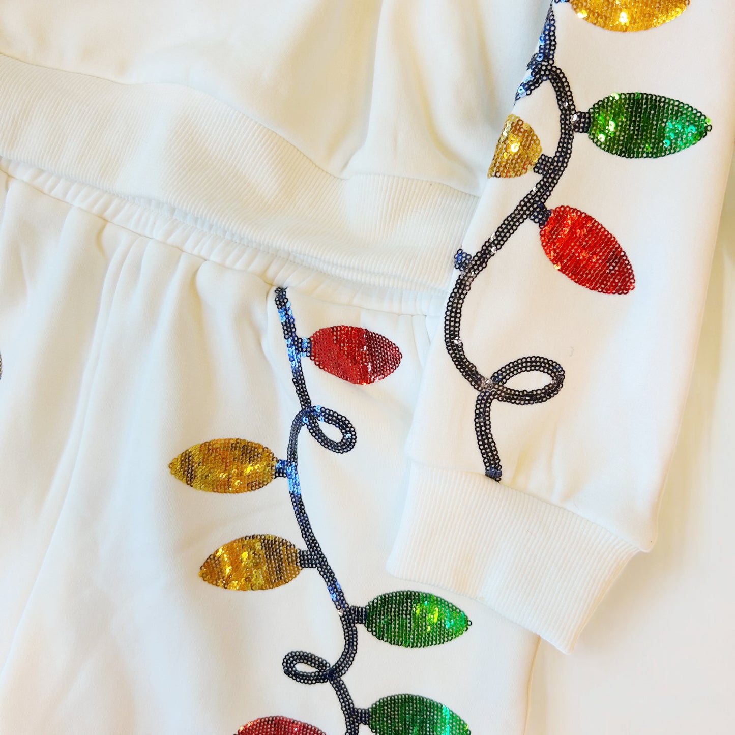 Christmas Lights Sweater Set