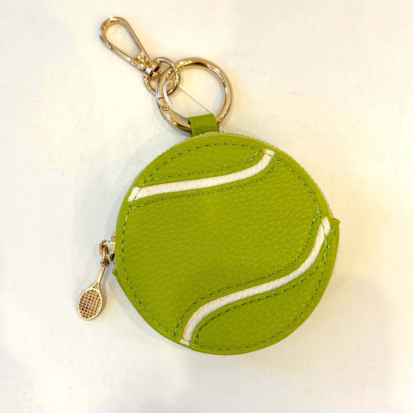 Tennis Ball Zip Coin Pouch