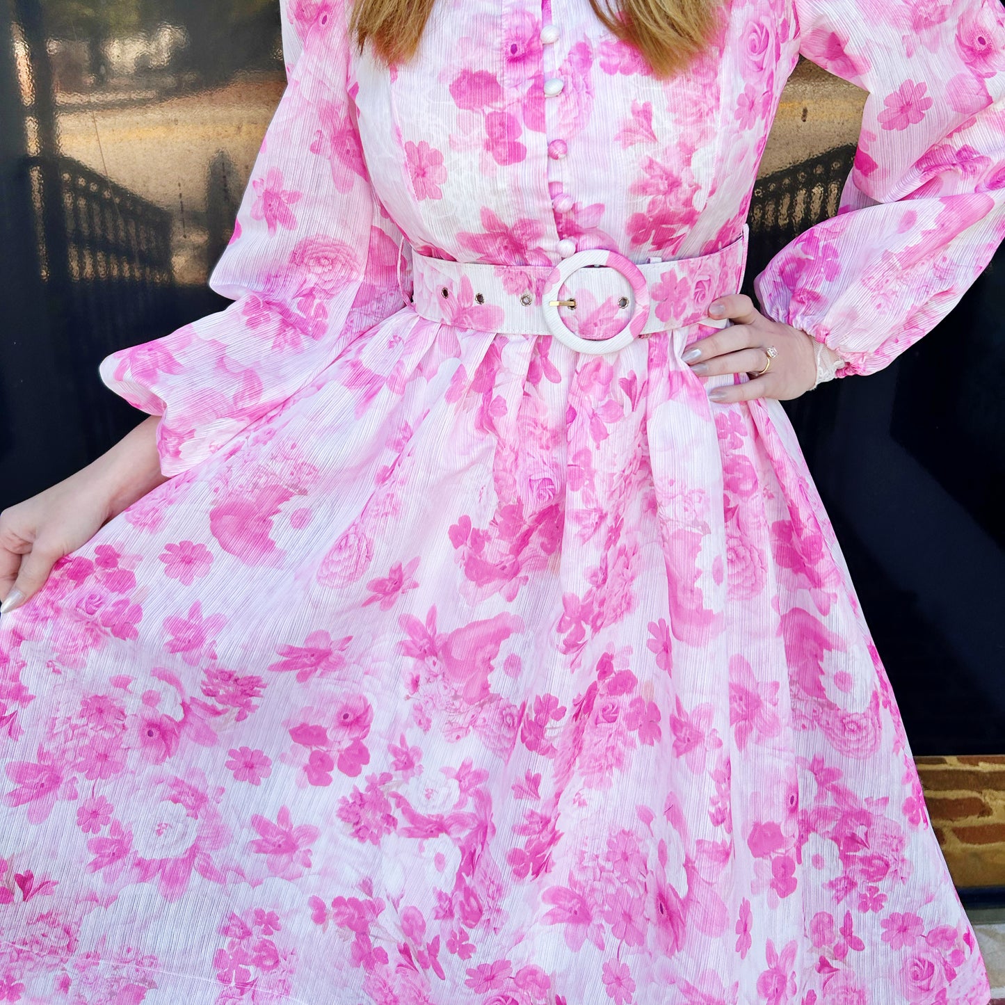 Rosabella Floral Midi Dress~Final Sale