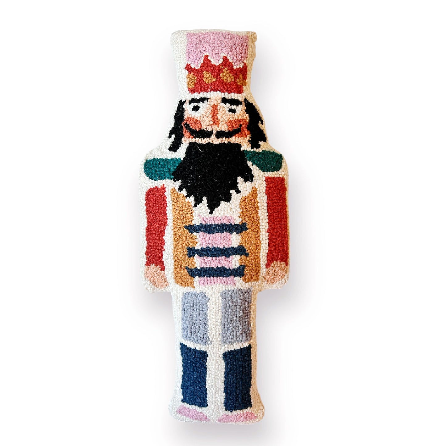 Nutcracker Hooked Pillow