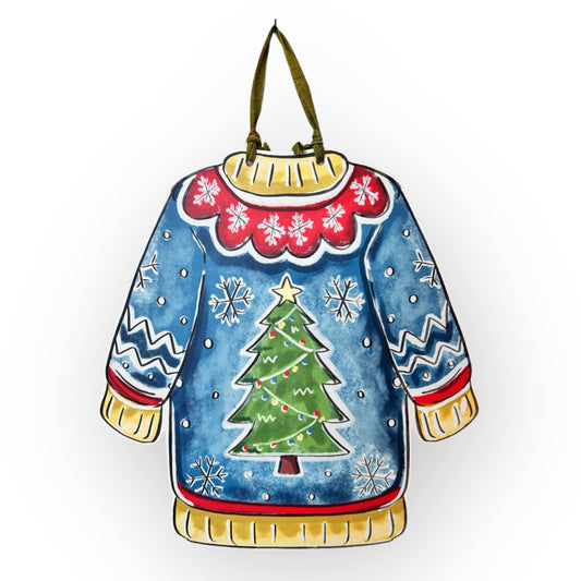 Ugly Sweater Home Malone Door Hanger