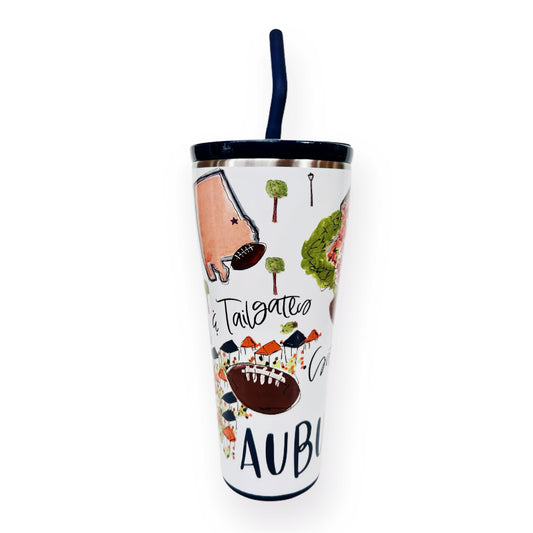 Saturdays in Auburn Swig Tumbler