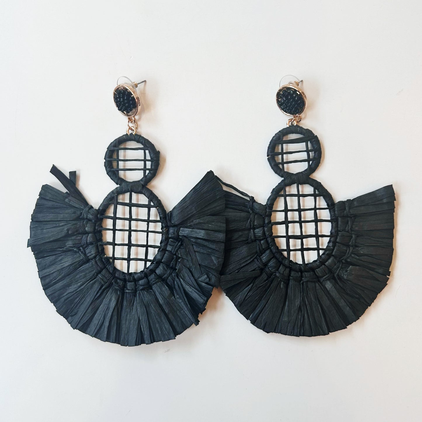 Raffia Earrings