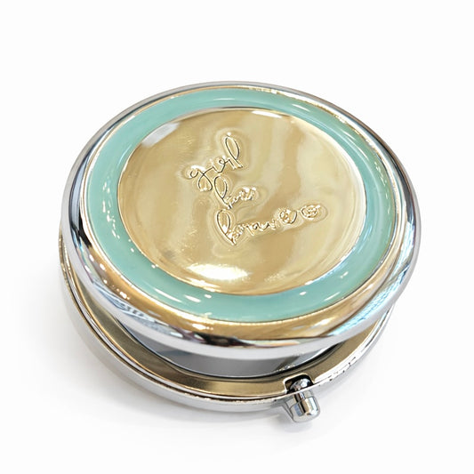 Girl Be Brave Compact Mirror