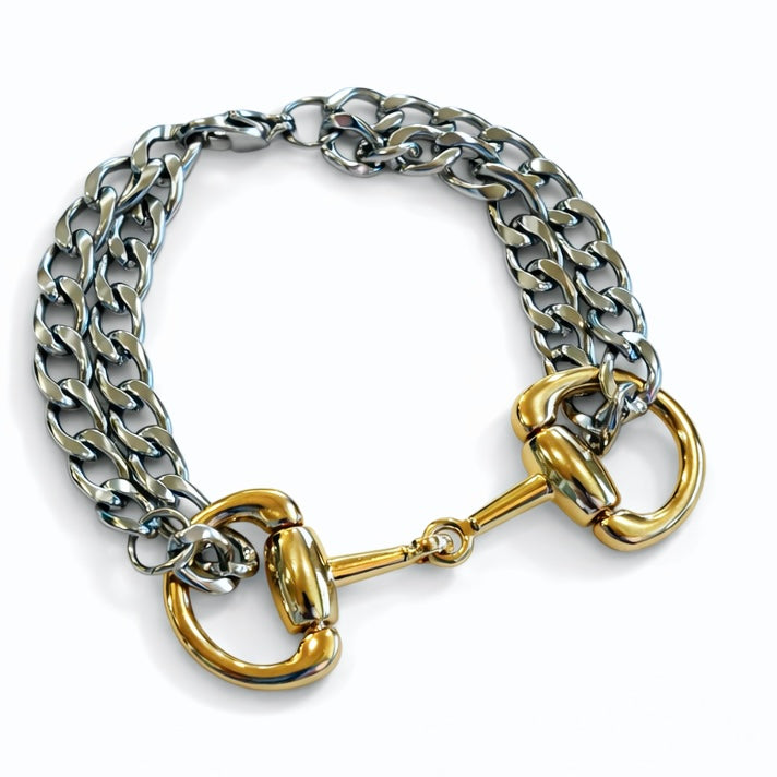 Bit & Chain Bracelet