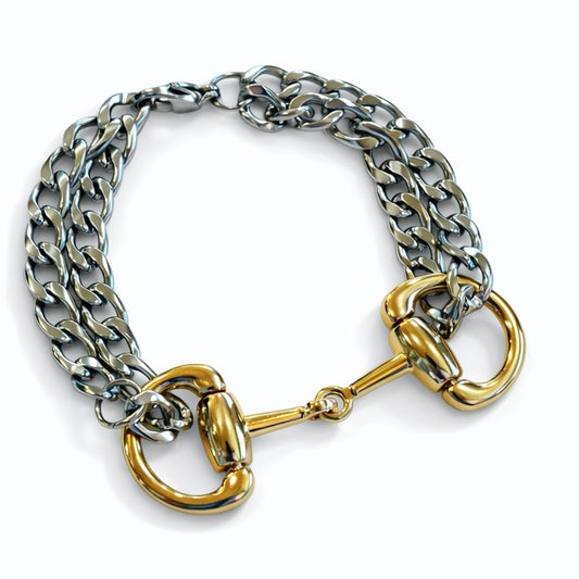 Bit & Chain Bracelet