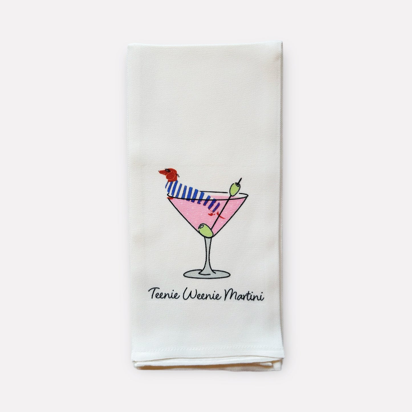 "Teenie Weenie Martini" Kitchen Towel