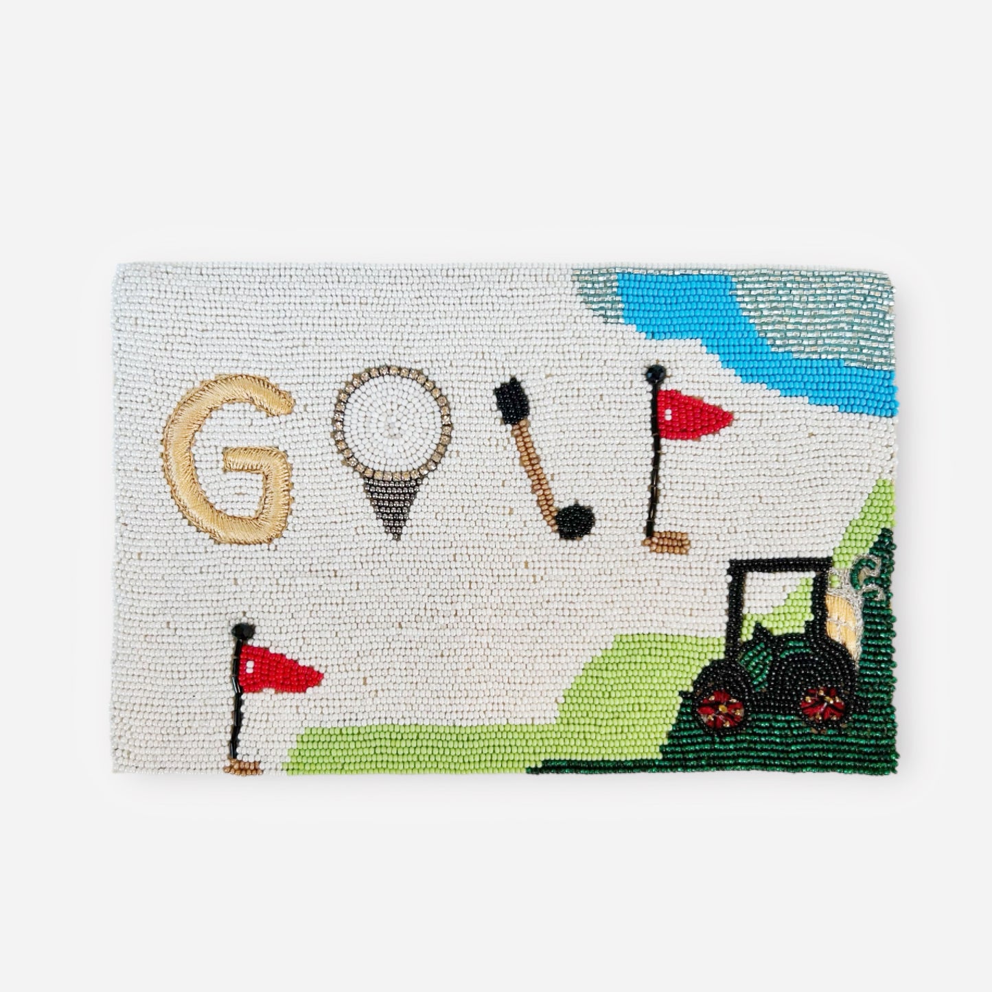 Golf Purse Hand Beaded