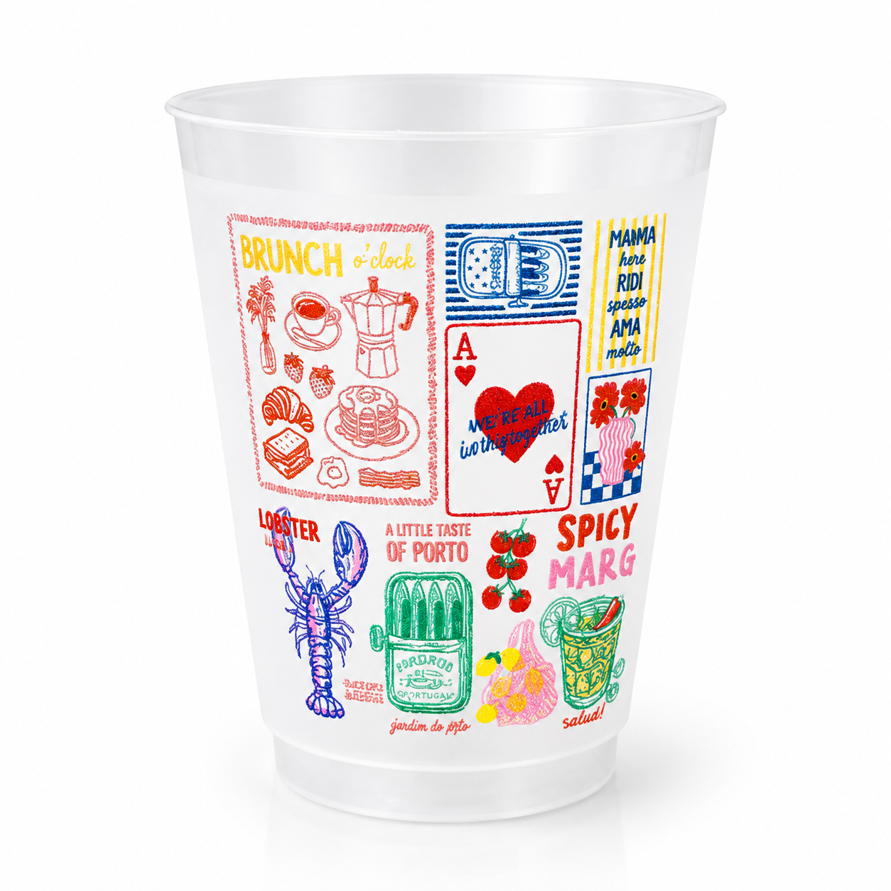 Brunch Summer Frosted Cups