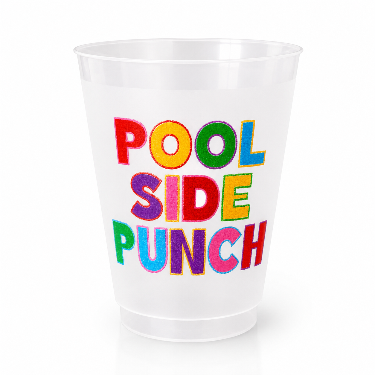 Pool Side Punch Frosted Party Cups