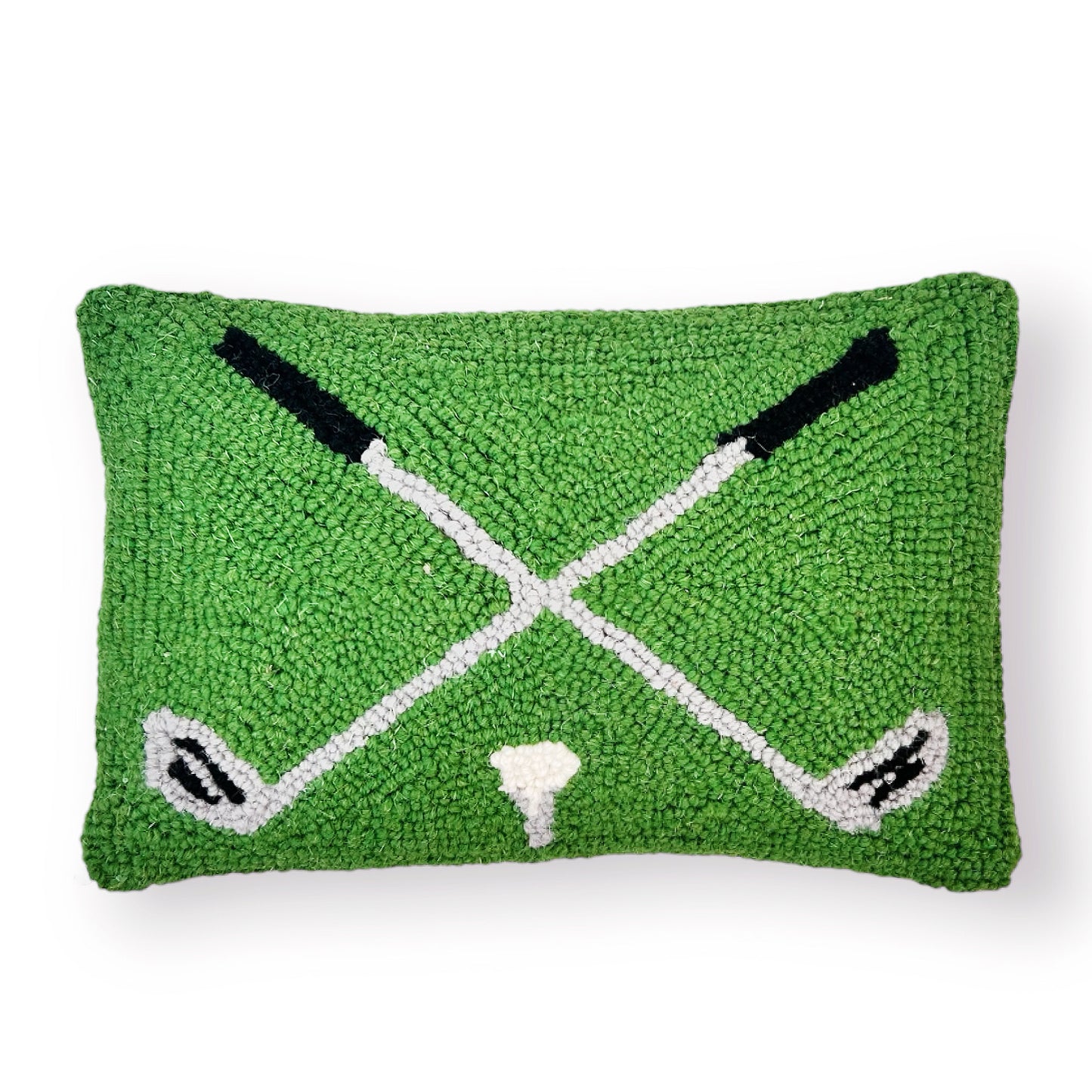 Hooked Crossed Golf Club Pillow