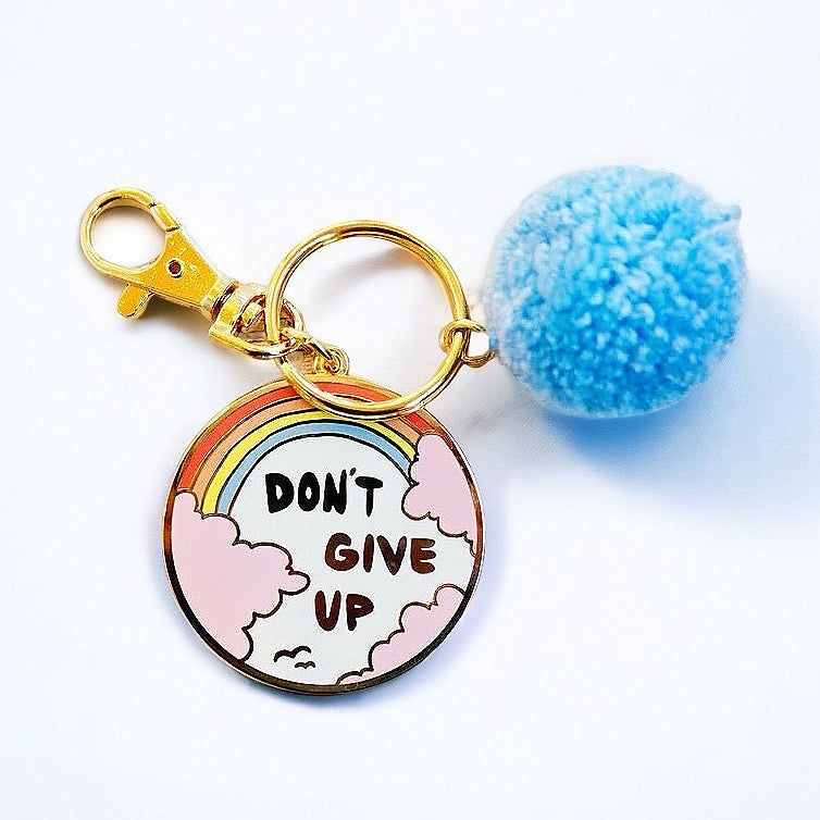 Little Arrow Don't Give Up Keychain