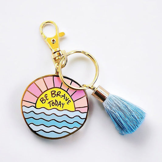 Little Arrow Be Brave Today Keychain