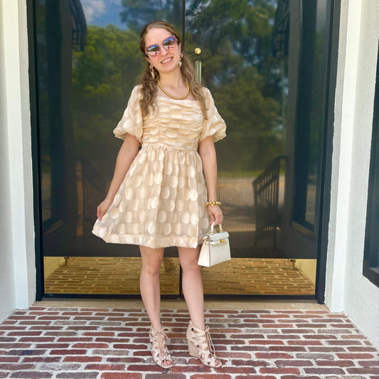 Champagne Bubble Dress~Final Sale